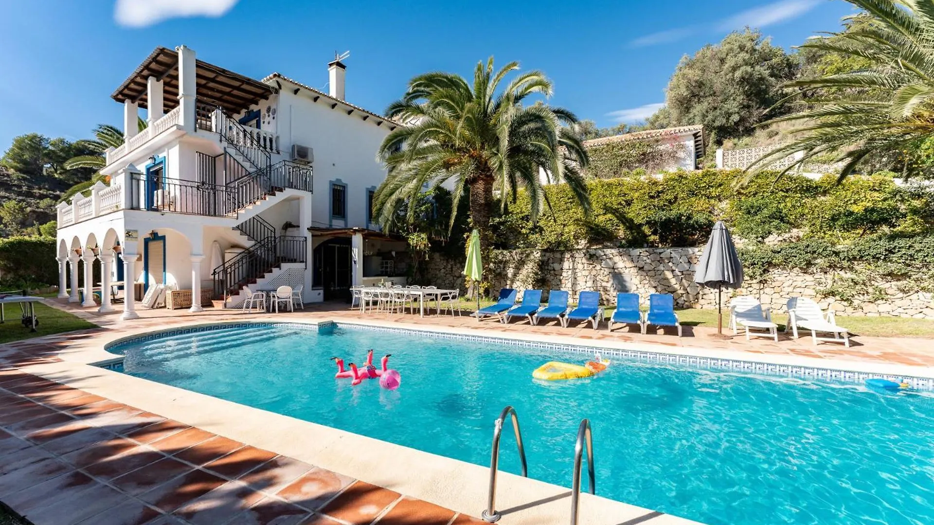 Andalucian Villa With Huge Pool, Sea View, Billiard And Ping Pong Mijas