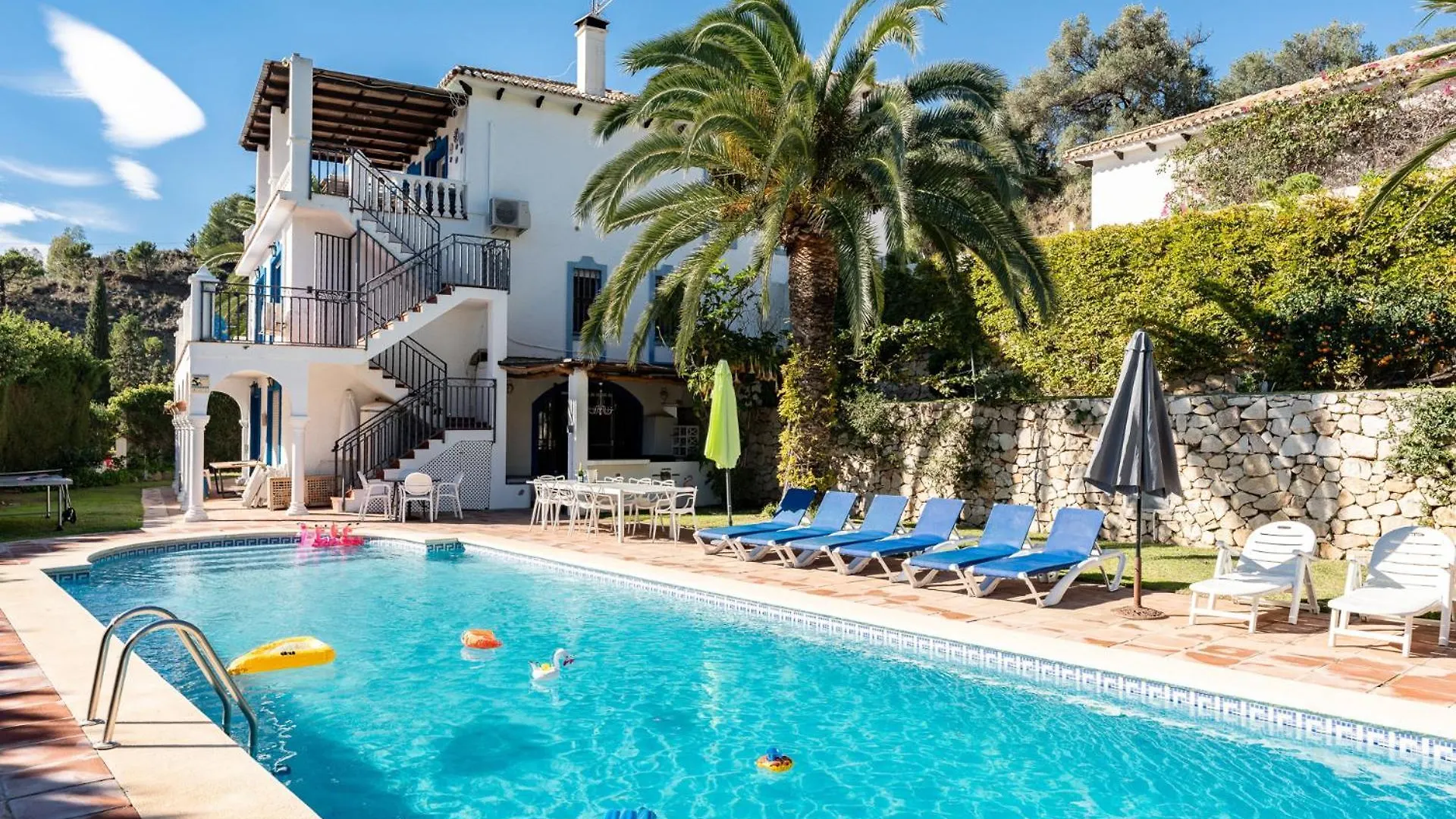 Andalucian Villa With Huge Pool, Sea View, Billiard And Ping Pong Mijas